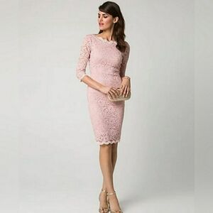 Le Chateau Pink Lace Sheath Dress Party Cocktail Wedding